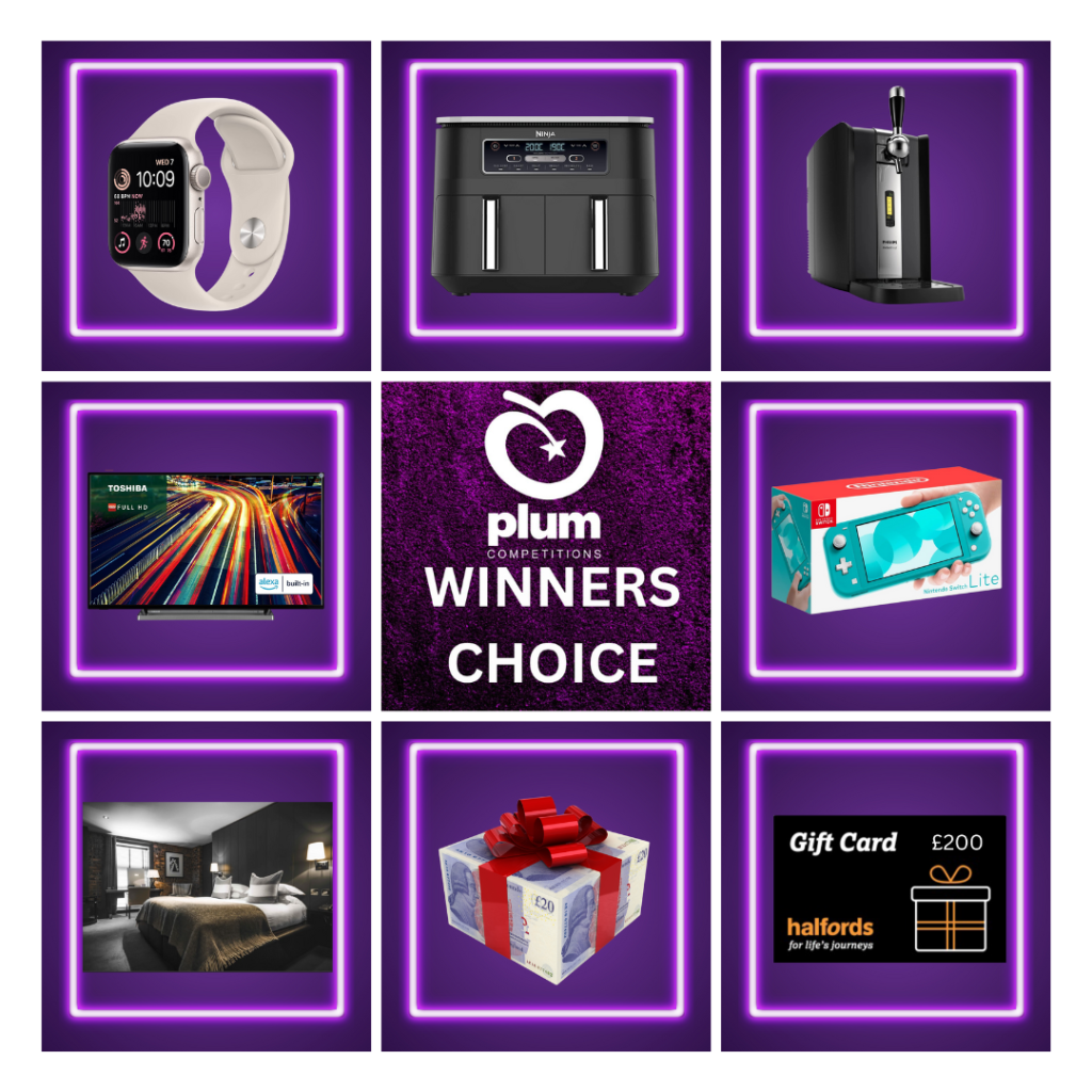 Winners Choice 5 Plum Competitions